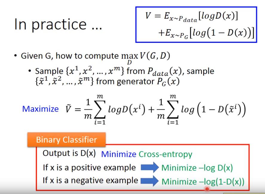 Generative Adversarial Network · Machine Learning NTU 筆記